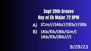 Sept 29th 2023 Pop Rock Groove in Eb Preview | Doc Approved Backing Tracks