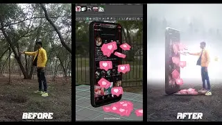 Instagram Likes From Phone Photo Manipulation in Nuke
