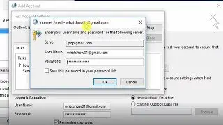 Fix : Outlook Keep asking password | Outlook can not connect to Gmail  Fix