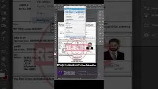 Easily Document Stamp Remove in Photoshop 