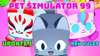 (Giveaway) Pet Simulator 99 Live UPDATE 1 HUGE GIVEAWAY! NEW PETS