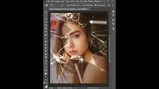 Make a broken glass effect in Photoshop 