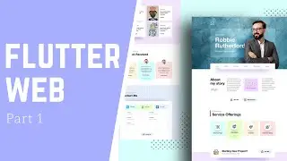 Create A Portfolio Website - Part 1 - Flutter Web - Speed Code