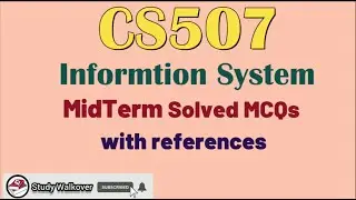 CS507 MIDTerm solved Important MCQs| CS507 midterm|CS507 midterm quiz