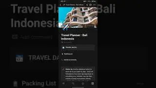 How To Make Simple Travel Planner On Notion