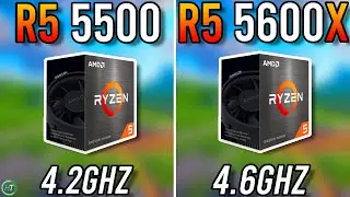 Ryzen 5 5500 vs Ryzen 5 5600X - Big Difference or Not?