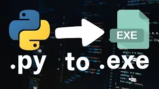 Python Tutorial: Convert python file (.py) into .exe l Add custom icon (step by step)