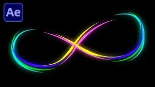 Neon Looping Animation - After Effects Tutorial Deutsch