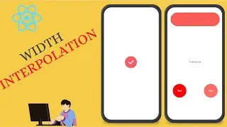 React native width interpolation progress bar animate using percentage