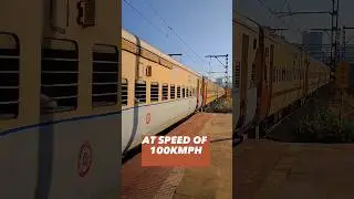 📸🥵11401 ADILABAD EXPRESS ✅ OR NANDIGRAM EXPRESS AT 100KMPH🚉#shorts #shortvideo #indianrailways