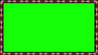 Borders green screen animation | green screen frame | neonlight frame