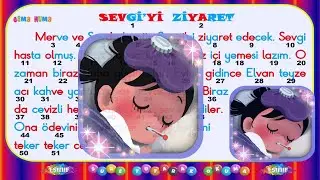 1.Sınıf Dakika Tutarak Okuma Metni -11 / Sevgi'yi Ziyaret / V Sesi Hızlı Okuma / 52 Kelime //