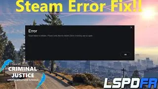 Error Fix For LSPDFR! | Get Back On Patrol! | #criminaljusticeyoutube