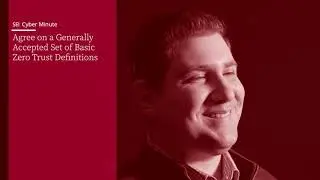 Agree on a Generally Accepted Set of Basic ZT Definitions