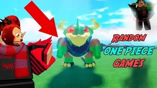 I Played Random ONE PIECE Games On Roblox