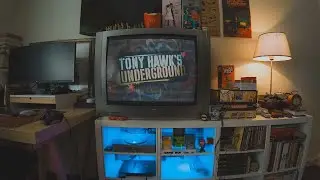 Tony Hawk’s Underground Intro (On My Cozy Retro Gaming Room)