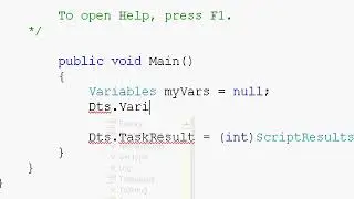 MSBI - SSIS - C# Way To Read And Write SSIS Variables - Part-177