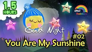 Best Lullaby ♫ You Are My Sunshine #02 ❤ Peaceful Bedtime Music for Babies & Kids Nursery Rhymes
