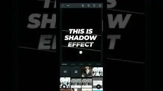 How to create Shadow effect on text in Canva | Free Canva tutorials