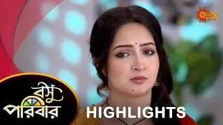 Basu Paribar  - Highlights Part-1 |31 Aug 2024 | Full Ep FREE on SUN NXT | Sun Bangla Serial