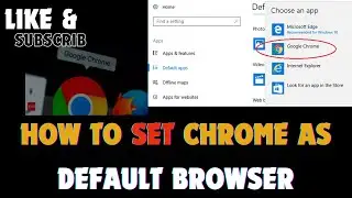 How to Set Chrome As Default Browser