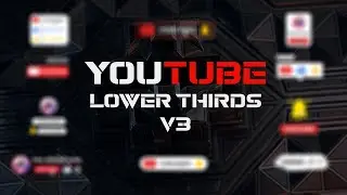 10 Youtube Lower Thirds V3 - After Effects Templates