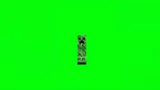 Creeper explosion Minecraft ( Green Screen)