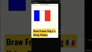 Love coding status ❤️❤️  Create France flag 🇫🇷 using python turtle 🐢 