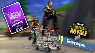 FORTNITE'S NEW UPDATE HAS SHOPPING CARTS!?!?! (Fortnite Battle Royale)