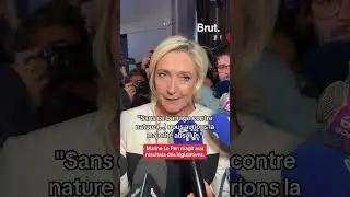 Voici la réaction de Marine Le Pen aux résultats du deuxième tour des élections législatives 2024.