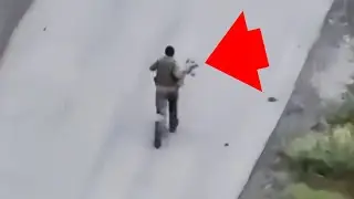 Soldier Catches Drone In Air But Accidentally  Drops It After