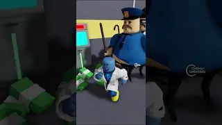 Roblox - POLICE VS THIEF BARRY'S PRISON RUN! CHASE P2 - JUMPSCARE