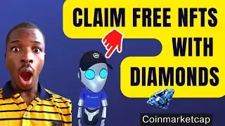 HOW TO CLAIM FREE NFTS USING COINMARKETCAP DIAMONDS #META #CRYPTO #ETH #NFTS