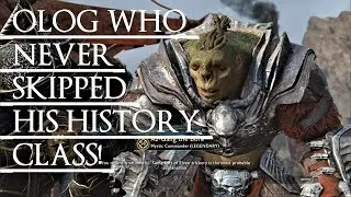 Shadow of War: Middle Earth™ Unique Orc Encounter & Quotes #152 THE BORE OLOG