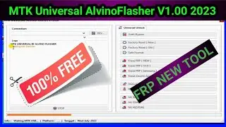 MTK Universal AlvinoFlasher New Tool V1.00 2023 ✅