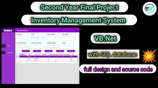 Inventory management system | second year project in vb.net | souce code | vb.net projects #vb.net