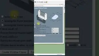 Making Window Frame in Sketchup 