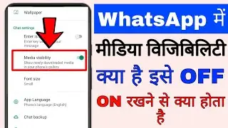 WhatsApp me media visibility kya hai।। how to use media visibility feature in WhatsApp