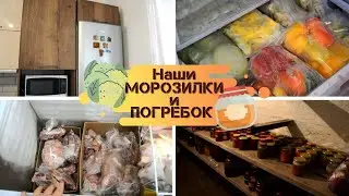 ОБЗОР наших МОРОЗИЛОК и ПОГРЕБА // Организация ХРАНЕНИЯ заморозки и банок // Новый ХОЛОДИЛЬНИК