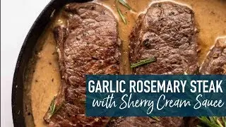 Garlic Rosemary Steak!