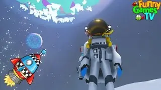 ASTRONAUT Game cartoon for children about space, cars and Kraft Astroneer