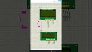 2 LCD Project with Arduino in Proteus Simulation