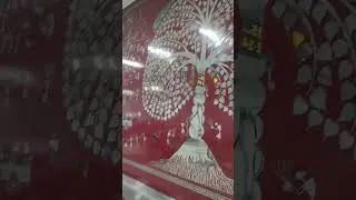 Worli Work of Art ...at Delhi Airport Departure...
