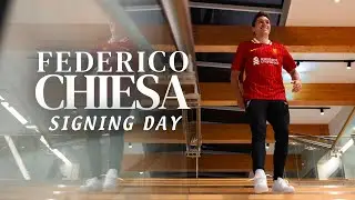 Behind-the-scenes with Federico Chiesa on Signing Day | Liverpool FC