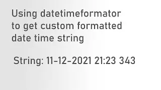 Using dateTimeFormatter to get custom date String in android