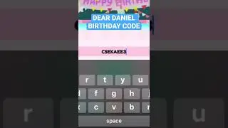 DEAR DANIEL BIRTHDAY CODE! | MY HELLO KITTY CAFE| ROBLOX #hellokitty #hellokittycafe #roblox