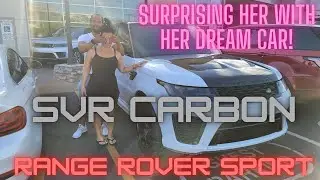 Surprised her with a Dream Car 2022 Range Rover Sport SVR (Walkaround)