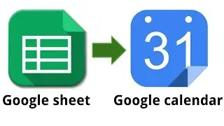 ◈How to automate Google Spreadsheet Data to Google Calendar ◈ sheet to calendar ◈ form to calendar◈