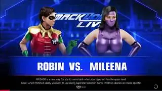 ROBIN VS MILEENA   (mixed wrestling)