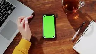 Mobile Phone | Green Screen | Secreen | Desk | Browsing | Stock Video Footage 4K [ No Copyright ]